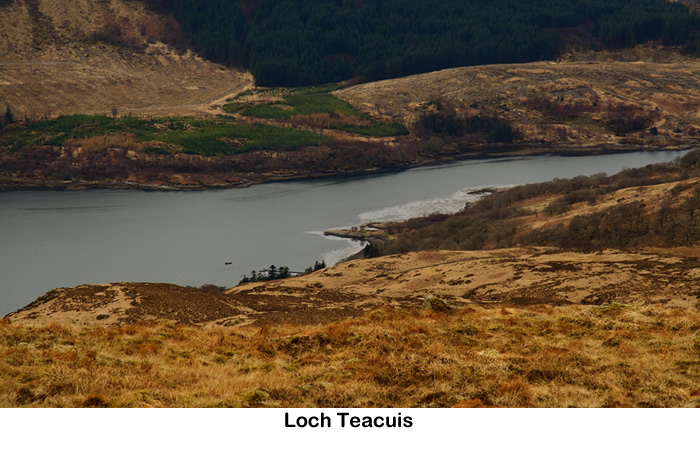 Loch Teacuis in the West Highlands of Scotland